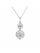 Collier Duo Cristal "Pure WHITE" Acia