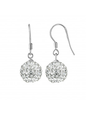 Boucles d'Oreilles  "Pure WHITE" Agathe