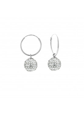 Boucles d'Oreilles "Pure WHITE" Aïda