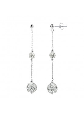 Boucles d'Oreilles "Pure WHITE" Aiya