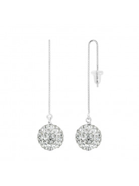 Boucles d'Oreilles "Pure WHITE" Ajar