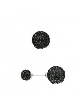 Boucles d'Oreilles "BLACK NIGHT" Akina