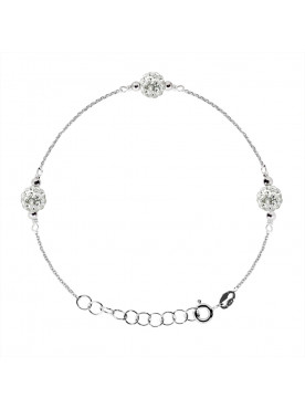 Bracelet TRILOGY  "Pure WHITE" Alcina