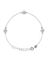 Bracelet TRILOGY  "Pure WHITE" Alcina
