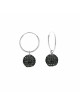 Boucles d'Oreilles "BLACK NIGHT" Catya