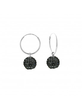 Boucles d'Oreilles "BLACK NIGHT" Catya