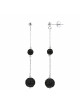 Boucles d'Oreilles "BLACK NIGHT" Cedra