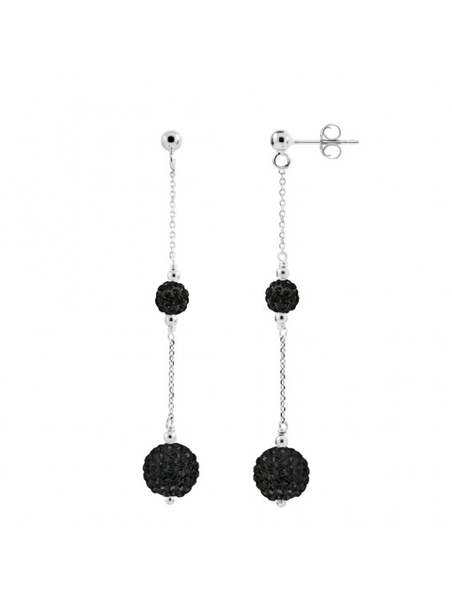 Boucles d'Oreilles "BLACK NIGHT" Cedra