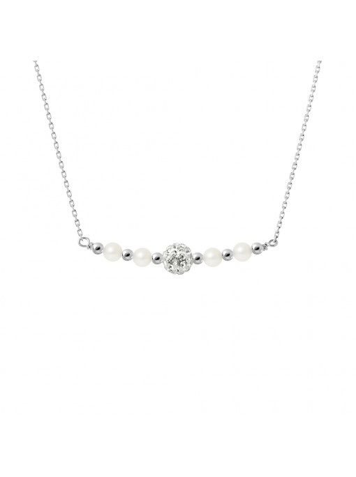 Collier 4 Véritables Perles Crysta