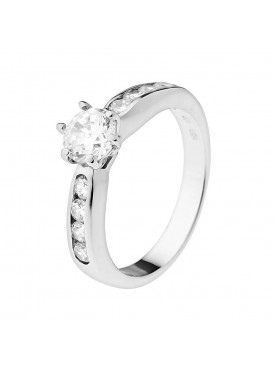 Bague Solitaire Ronde Jilian